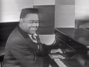 Fats Domino singing "Blueberry Hill" on the Alan Freed Show 1956.